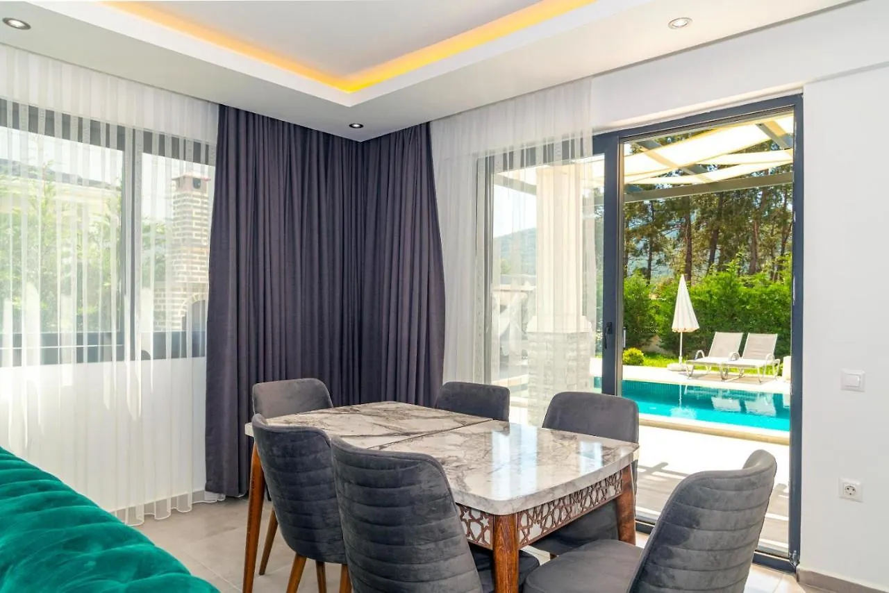 Hisaroenue'De 4 Yatak Odali Villa-Villa Bahama Fethiye Turquia